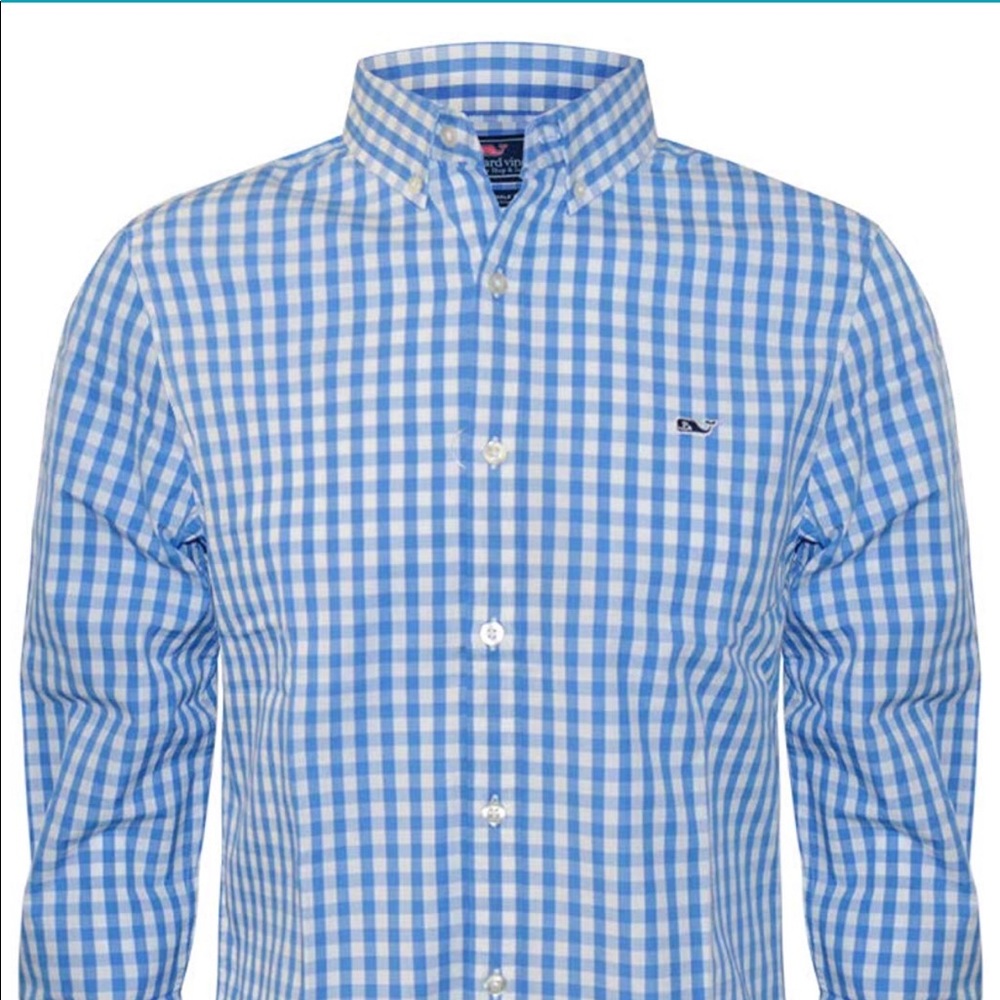 Vineyard Vines Slim Fit Tucker Shirt Sz L